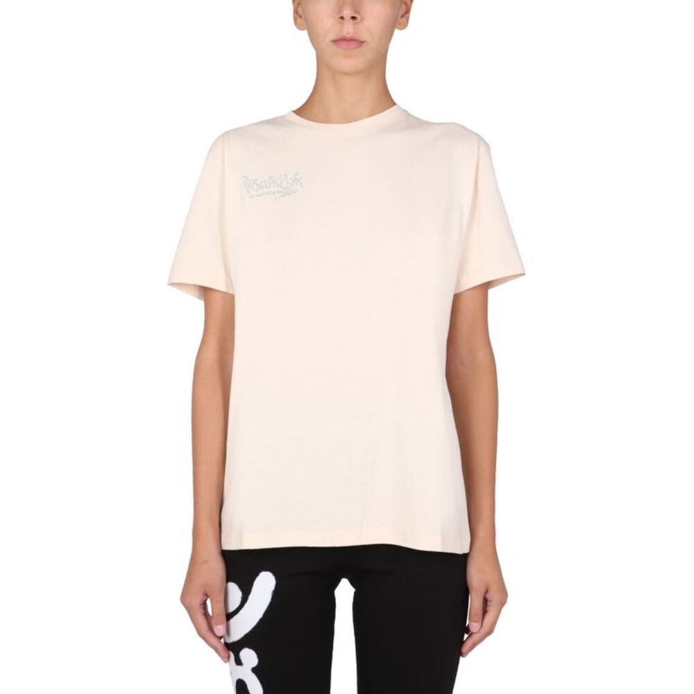Disclaimer Women T-Shirt With Crystal Logo